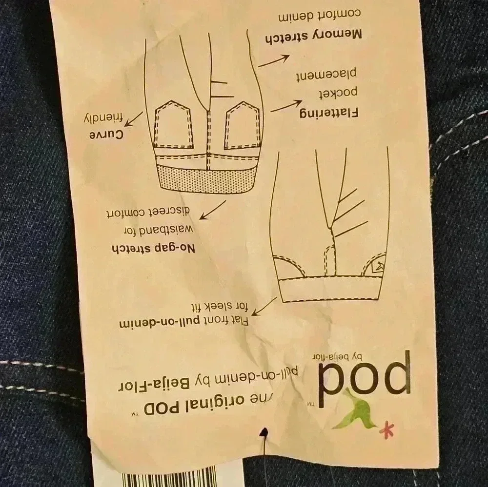 Beija - Flor Jeans NWT Size 4 Kelly- Tummy Tucking Bootcut - Picture 5 of 10